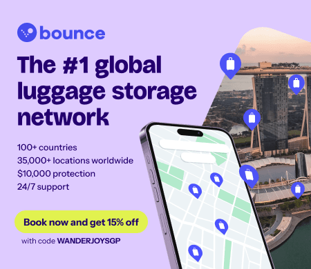 Bounce: 15% discount on all luggage storage bookings