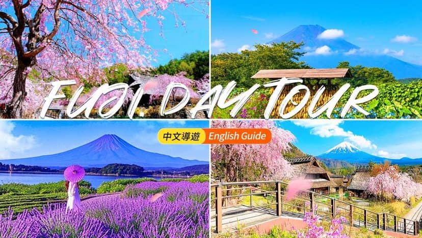 KKday: 8% OFF Mount Fuji Day Trip to explore Mount Fuji and its famous scenic attractions on a convenient sightseeing tour from the city.