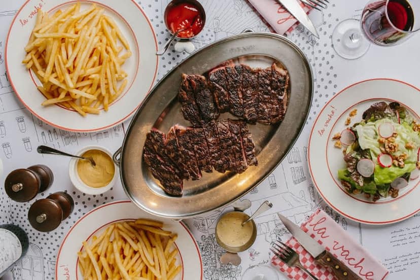 La Vache: Complimentary dessert + coffee or tea with weekday lunch