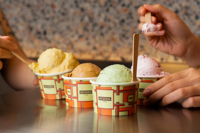 Messina: Complimentary upgrade to 3-scoops for any purchase of 2-scoops