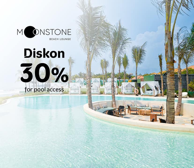 Moonstone Beach Club Bali: Special 30% OFF pool access - Bali