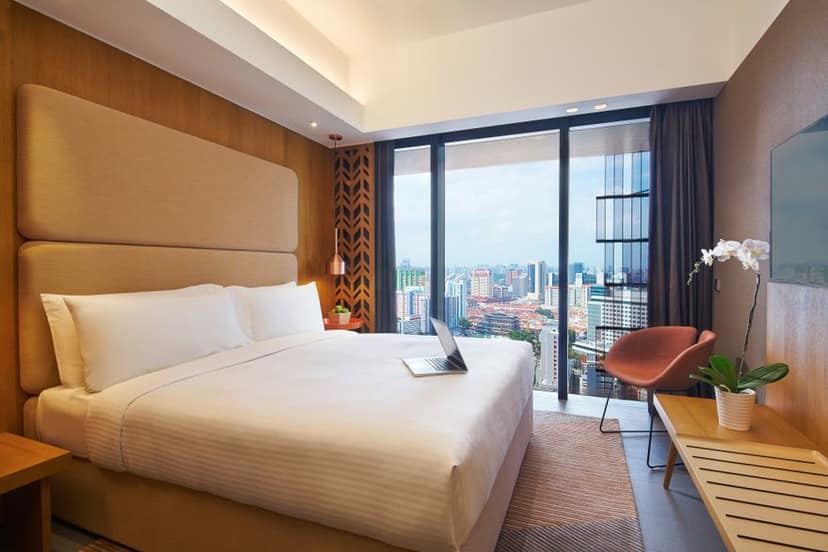 Oasia Hotel Downtown: 25% OFF Best Available Rate for a wellness-focused Singapore staycation in the CBD, offering a relaxing urban retreat for rest, rejuvenation and a weekend getaway.