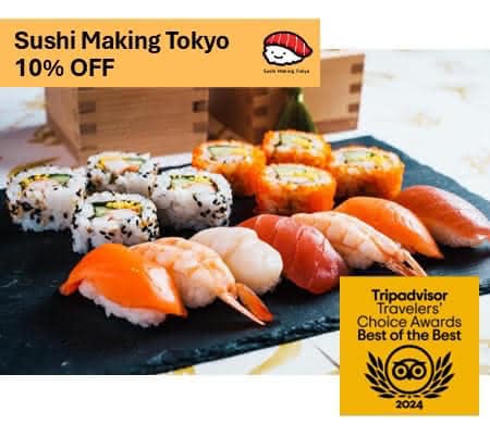 Sushi Making Tokyo: 10% OFF cooking class in Tokyo