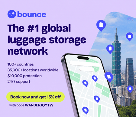 Bounce: 15% OFF Luggage Storage Bookings for secure and convenient baggage storage while sightseeing, shopping and exploring the city hands free.